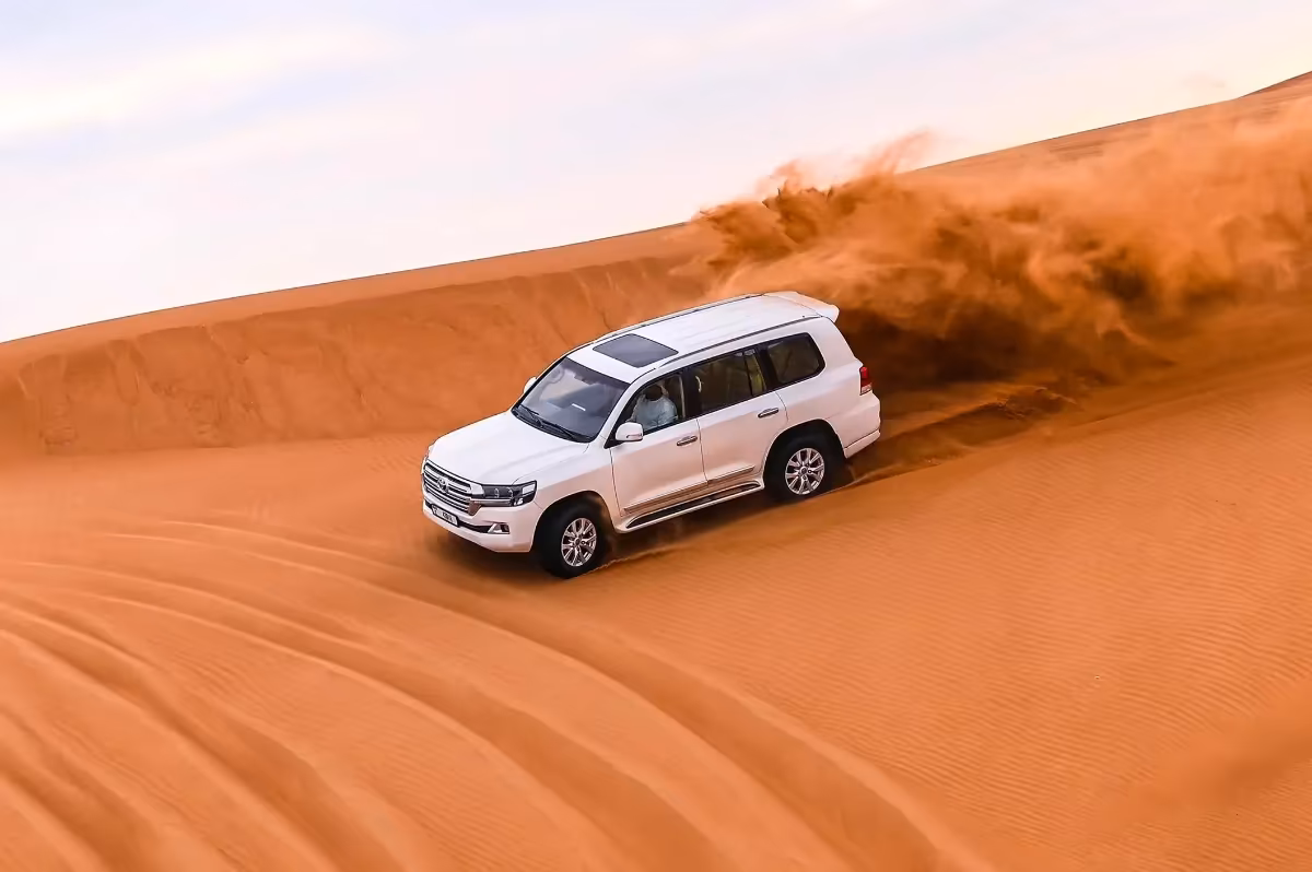 Morning Desert Safari Dubai with Dune Bashing & Sand Boarding guest snapshot 1